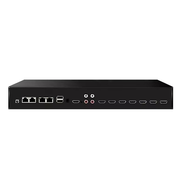 RK3588 7*HD Output Video Wall Player 1*HD Input 6 TOPS NPU Multiple Splicing Modes Android 12 for Monitoring & Exhibition Hall