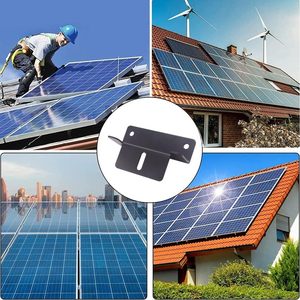 Support en Z pour panneaux solaires (lot de 8) avec écrous/boulons, support de montage en Z pour panneaux solaires pour camping-car, bateau, <span class=keywords><strong>caravane</strong></span> - Product Image 5