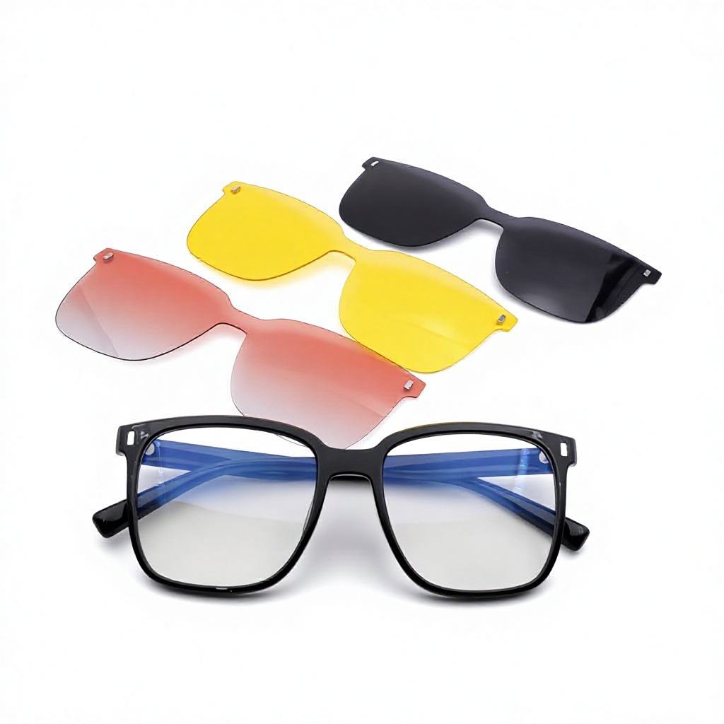 C1 black + three magnetic polarizers