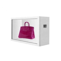 32nches à travers LCD produit publicitaire comptoir vitrine Transparent LCD 3D présentoir boîte écran tactile LCD vitrine
