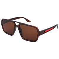 Nouvelles lunettes de soleil polarisées décontractées pour hommes, monture carrée à double faisceau, lunettes de soleil de sport transfrontalières 868 B1026