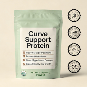 Poudre Protéinée Curve Support, Mélange de Collagène Haute Pureté, Formulations Personnalisées, Marque Privée, OEM, COA, GMP, ISO, Certifié Biologique - Product Image 2