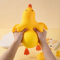 Jouet anti-stress géant en forme de canard extensible, canard géant amusant et moelleux, jouet sensoriel pour soulager l'anxiété, cadeau original pour enfants et adultes