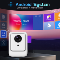 Rigal B1 último personalizado 720P Smart Android Tv Box Mini pantalla portátil de bolsillo proyectores de cine Video película Beamer para niños