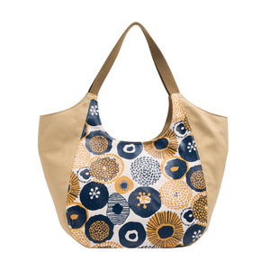 Sac fourre-tout en toile, sac bandoulière décontracté pour femme, sac à bandoulière en toile de coton robuste - Product Image 1