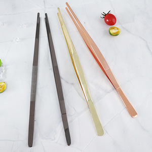 Best Seller Stainless Steel Kitchen Tongs BBQ Tweezers Set Kitchen <strong>Tools</strong> for Food Application - Product Image 3