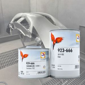 Hoge kwaliteit krasbestendige autolak voor Glasurit 923-666 Premium 2K HS blanke lak spray voor professionele carrosseriewerkplaatsen - Product Image 1