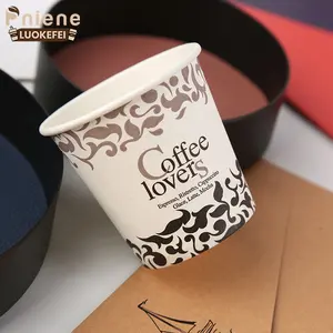 친환경 일회용 4 온스 종이컵 가격 중국 맞춤형 로고 인쇄 중국 종이컵
