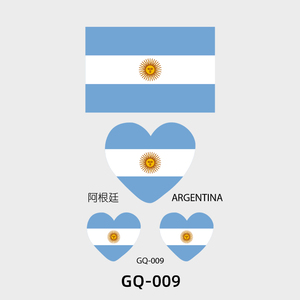 Regalo di calcio bandiere temporanee impermeabili tatuaggi adesivi del <span class=keywords><strong>mondo</strong></span> della moda del paese per varie competizioni - Product Image 4