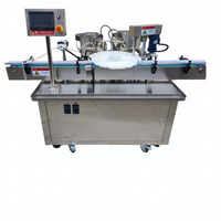 Machine de remplissage et de bouchage de gouttes ophtalmiques pour petits flacons, machine de remplissage et de bouchage de liquides pour gouttes ophtalmiques, machine de remplissage de flacons roll-on
