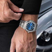 Vente en Gros Authentique de Luxe Montre Mécanique Casio pour Hommes Boîtier Carré en Acier Inoxydable Mouvement Seiko Lumineux