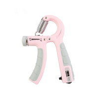 Agarrador de Mano Digital Profesional con Contador, Entrenador de Fuerza de Dedos y Muñeca Ajustable para Gimnasio