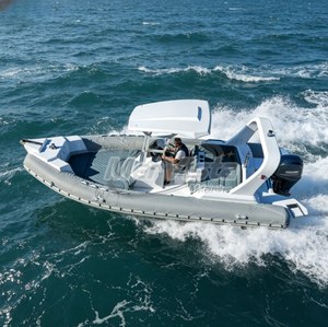 Bateau de pêche en fibre de verre Hypalon/PVC de 23 pieds (680 cm) certifié CE, <span class=keywords><strong>pas</strong></span> <span class=keywords><strong>cher</strong></span> et très vendu pour les sorties de pêche en famille - Product Image 4