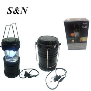 S&N <b>Camping</b> <b>Lantern</b> 6LED Solar Powered Portable Light Outdoor Use - Product Image 3