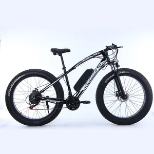 Venda quente de fábrica 21 velocidades pneu gordo elétrico adulto 26*4.0 E bicicleta mag roda bicicleta elétrica híbrida MTB mountain bike