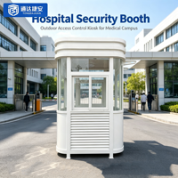 Poste de Garde Mobile Personnalisé OEM/ODM, Cabine de Garde Préfabriquée pour Campus Universitaires et Stations de Garde Scolaires