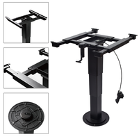 HEYRV-Pied de table pneumatique pour camping-car, avec rotation à 360 degrés vers le haut et vers le bas, pour camping-car, caravane et camping-car