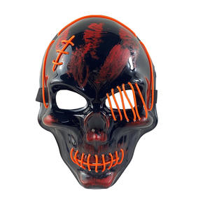 <span class=keywords><strong>Masque</strong></span> de <span class=keywords><strong>pirate</strong></span> à un œil en plastique, lumineux à LED, design sanglant et effrayant, idéal pour Halloween et Pâques - Vente Flash - Product Image 5