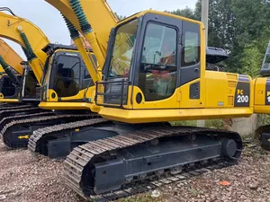 Japonya ithalat kullanılan kanal kazıcı makine kazıcı PC200-8 orijinal japonya, yüksek performans kullanılan Komatsu ekskavatör PC200-8 ucuz satılık