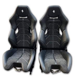 Sedile in Carbonio GOLDRAKE Nero per FERRARI F430 California 458 488 F12 F8 SCUDERIA - Product Image 1