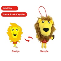 Peluche Otter Personnalisée Douce de 10 cm pour Bébés et Enfants, Jouet Porte-clés Animal en Peluche