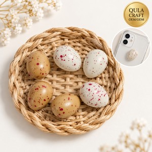 100 Figuras de Resina de Huevo de Pájaro Simulado con Diseño Pastoral, Accesorio DIY de Huevo de Imitación, Adorno para Micro Paisajes de Granja - Product Image 1