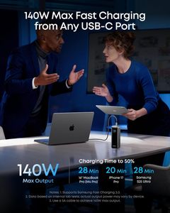 ANKER A110A Nouvelle Arrivée Prime Power Bank 26250mAh 300W Chargeur Portable 3 Ports Charge Rapide pour Ordinateur Portable Téléphone Mobile A110A 300W - Product Image 3