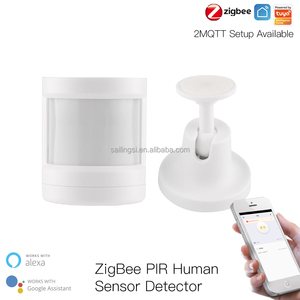 Sls Không Dây Thông Minh ZigBee Tuya PIR Cảm Biến Chuyển Động Detector 360 Độ Xoay Cơ Sở Pin Powered Cho Nhà Khách Sạn Ứng Dụng Điều Khiển - Product Image 2