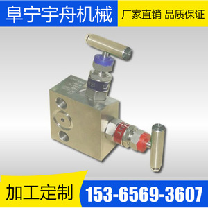 Colector de Dos Válvulas de Acero Inoxidable con Rosca Interna y Externa Integrada para Uso en Medidores de Amoníaco Tipo Corte en Centrales Eléctricas OEM - Product Image 5