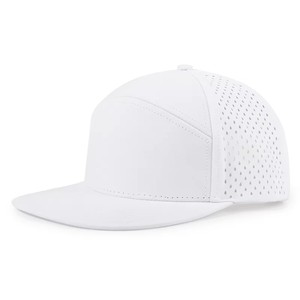 Casquette de golf INJAE VINA pour femme, personnalisable, résistante à l'eau, perforée, respirante, à visière plate, 7 panneaux, style snapback - Product Image 3