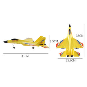 <span class=keywords><strong>Avion</strong></span> télécommandé 2,4 GHz en mousse, 2 canaux, modèle SU-27, pour enfants et adultes, 24 pièces, avec boîte couleur - Product Image 6