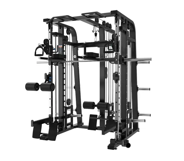 Gym Equipment Multi Function Fitness Weights Squat Power Rack Cage Strength Training Machine Smith Power Rack