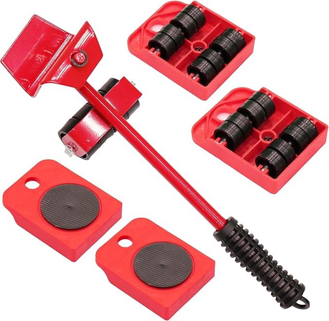 Furniture Lifter Tool Set Heavy Duty Furniture Movers, Sliding Furniture for Hardwood Floors and Carpets for Home, Office