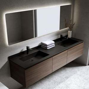 High End Custom Waterproof Family <b>Vanity</b> Set Bathroom Modern Design Double Sink Bathroom <b>Vanity</b> - Product Image 5