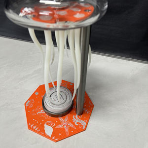 Nouveau modèle 2026 <span class=keywords><strong>Chicha</strong></span> en aluminium design méduse Xkah avec lumières LED, <span class=keywords><strong>Chicha</strong></span> lumineuse - Product Image 4