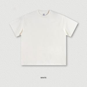 Nouvelle mode à la mode marque surdimensionné ample décontracté été T-Shirt hommes basique à manches courtes imprimé lavé T-shirt - Product Image 3