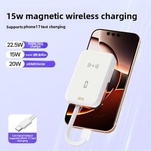 <span class=keywords><strong>Cargador</strong></span> Portátil Mini de 15W, Carga Inalámbrica Magnética PD de 18W/20W/22.5W, Doble Voltaje, Pantalla LED, Carga Rápida, Banco de Energía de 10000mAh - Product Image 3