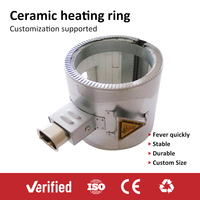 Chauffe-résistance en acier inoxydable 380V 600W, chauffe-résistance à bande céramique pour tête de moule de machine à film soufflé
