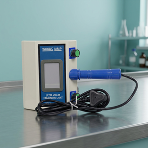 Lampe de Woods, lumière d'examen ultraviolette, dispositif médical électrique certifié CE, haute sécurité chirurgicale, 100W AC 220-240V pour hôpital - Product Image 1