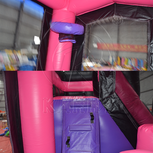 Castillo inflable comercial para uso interior y exterior Princess Bounce House con tobogán para parque infantil - Product Image 5