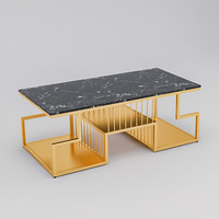 Ensemble de meubles de salon d'hôtel de luxe léger, fauteuil pour espace de détente professionnel, boutique de vêtements, salon de beauté, ensemble de canapé et table basse