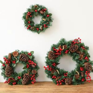 Luxury PVC Christmas Tree Set for Home and <b>Outdoor</b> Decor New Decorative Window <b>Hanging</b> <b>Light</b> Door Wreath and Tabletop for Party - Product Image 4