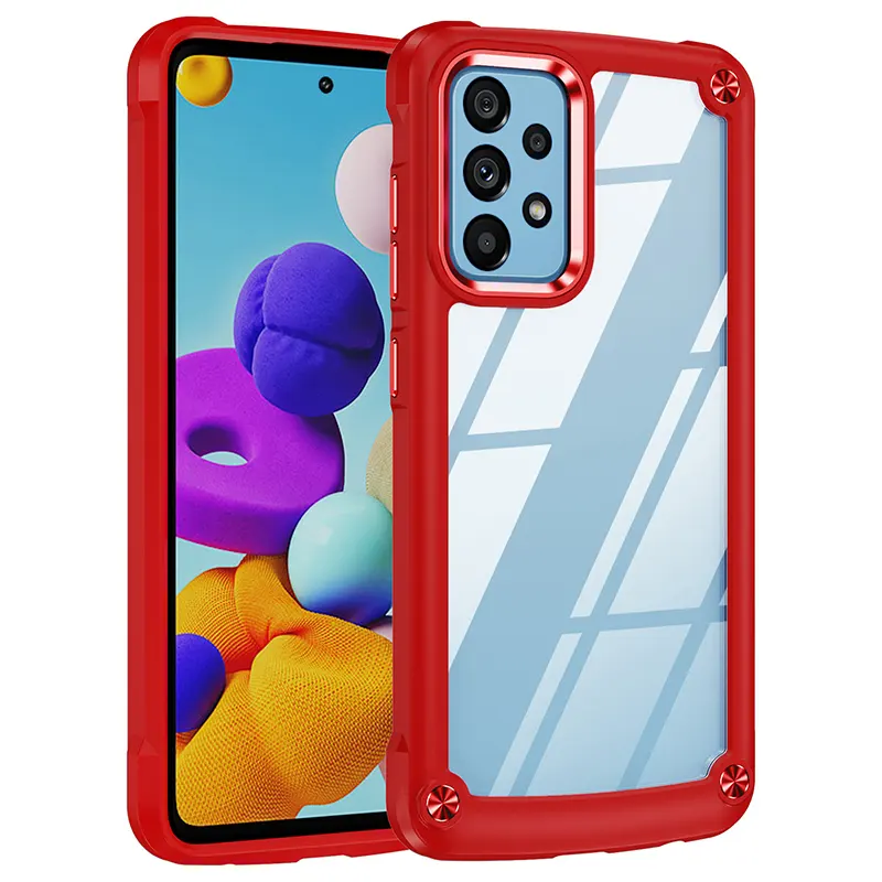 Shockproof TPU PC Bumper Phone Case For Xiaomi 12 Pro 2 In 1 PC TPU Phone Case Redmi Note 11 Pro 2 In 1 TPU PC Phone Case