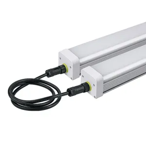 1.2m 2.4m ip 65tri-proof light fixtures 60w led triproof light