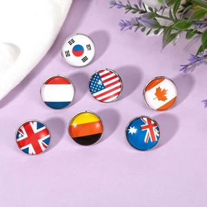 Pins de Solapa Multiusos con Bandera, Insignias de Esmalte Suave para Sombreros, Bolsos, Decoración de Ropa y Souvenirs - Product Image 4