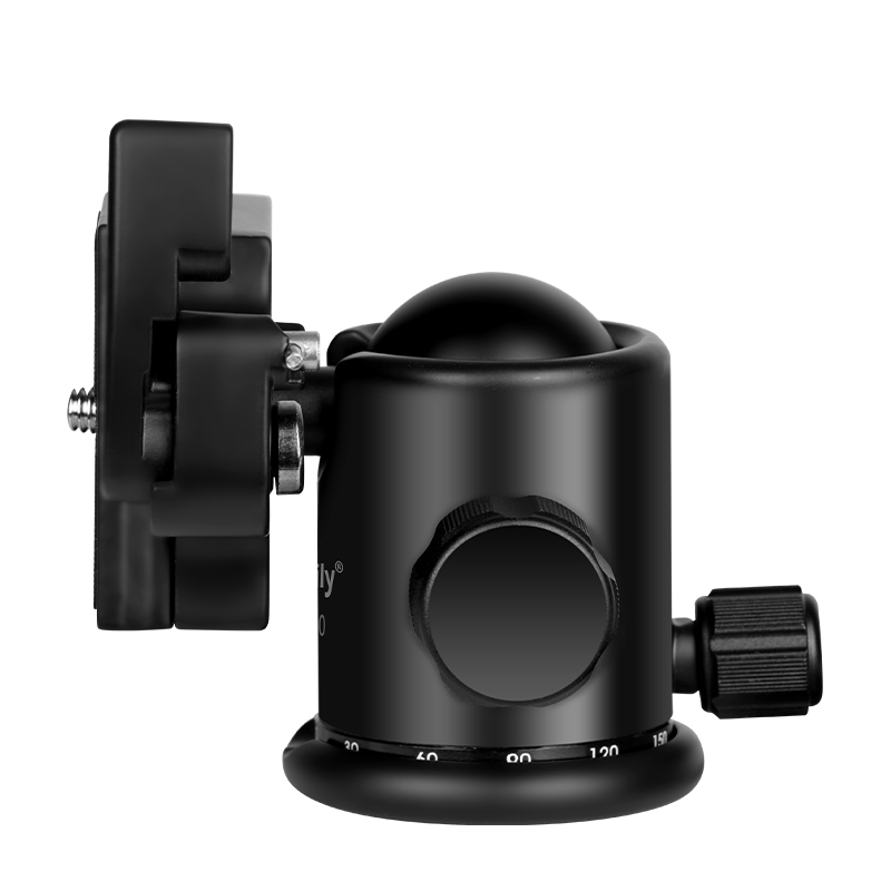 Manbily фотографическое оборудование KM-0 алюминиевого сплава 1/4 "до 3/8" гибкий штатив-Трипод с шаровой головкой для DSLR камеры