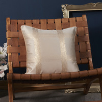 Housse de coussin brodée 18x18, motif géométrique, personnalisable avec logo ou design, pour salon, lit, canapé, décoration intérieure