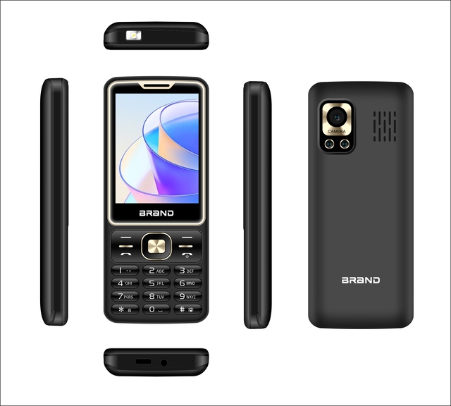 Low Price Mobile Phone Unlocked Dual SIM Card Flip Qwerty Keyboard Bar GSM 2G TFT Display 2.8 Inch 1800mAh French Camera