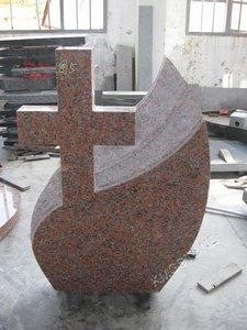 Pierre tombale en granit KMGSTONE - Design européen moderne - Garantie de 5 ans - Origine Fujian - Product Image 3