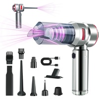 Aspirateur de voiture rechargeable, grande puissance d'aspiration, portable, double usage, aspirateur à main pour voiture